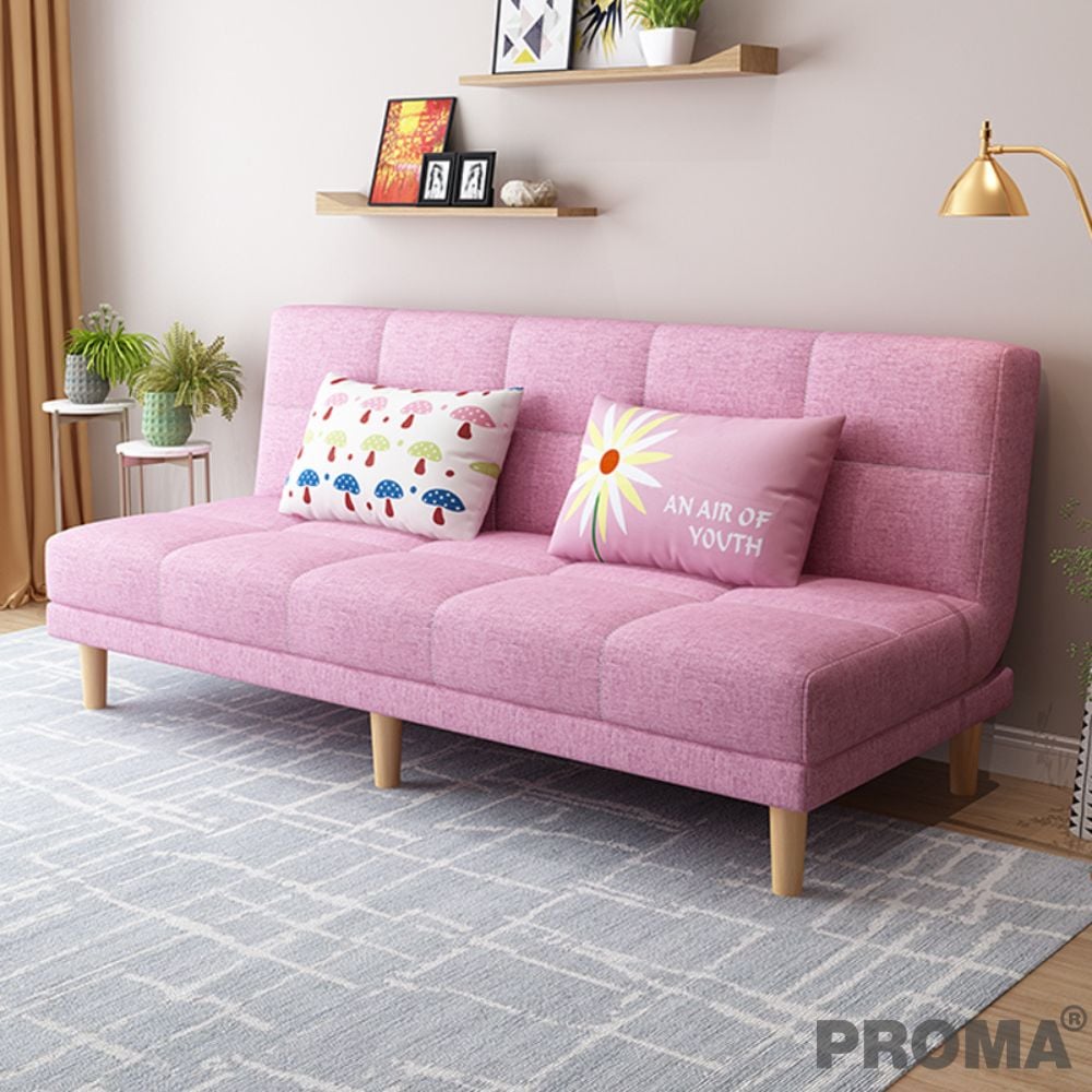 โซฟาเบด PROMA-SF59-01 120 ซม. สีชมพู_8